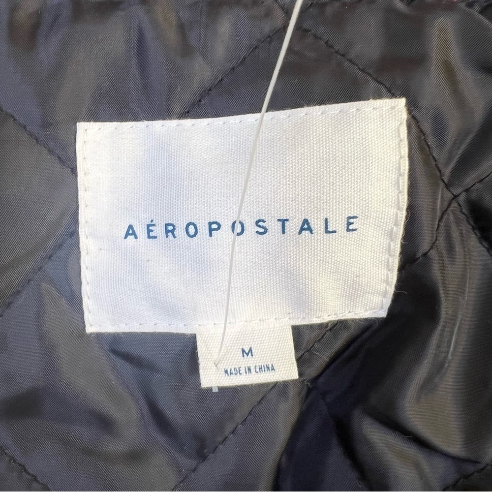 Aeropostale Flannel Shacket Quilted Lining Snap Front Pockets Outdoor Gorpcore M - Picture 12 of 12